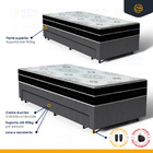 Cama Box + Colchão Anjos De Espuma D45 Pillow In Ortoconfort