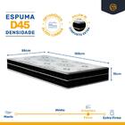 Cama Box + Colchão Anjos De Espuma D45 Pillow In Ortoconfort
