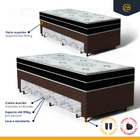 Cama Box + Colchao Anjos De Espuma D45 Pillow In Ortoconfort