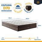 Cama Box + Colchão Anjos De Espuma D70 Pillow In Ultra Dream
