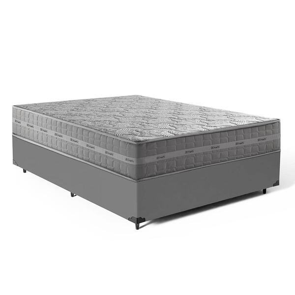 Cama Box + Colchão Anjos De Molas Ensacadas Ultra Spring Casa