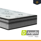 Cama Box + Colchão Anjos Espuma D33 Pillow In Ortosleep + Aux