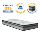 Cama Box + Colchao Anjos Espuma D33 Pillow In Ortosleep + Aux