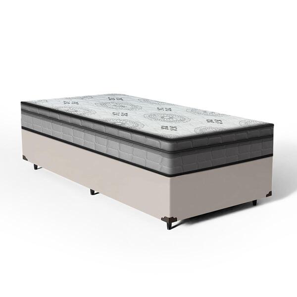 Cama Box + Colchão Anjos Espuma D33 Pillow In Ortosleep Solte
