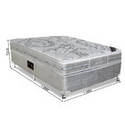 Cama Box + Colchão Casal Castor Gold Star Pocket Latex One Fa
