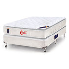 Cama Box + Colchão Casal Castor Gold Star Slx Vitagel Double