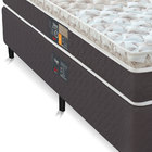 Cama Box + Colchão Casal Castor Pocket Híbrido Class One Face