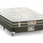 Cama Box + Colchão Castor Casal Molas Bonnel Silver Star AIR