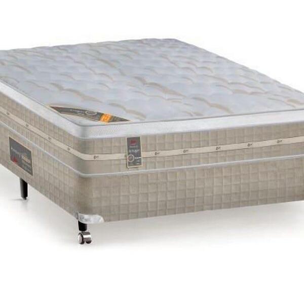 Cama Box + Colchão Castor Casal Premium Amazon One Face Pocke