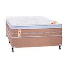 Cama Box + Colchão Castor Casal Premium Niponpedic One Face T