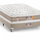 Cama Box + Colchão Castor Casal Silver Star Air Double Face P