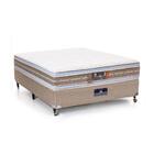 Cama Box + Colchão Castor Casal Silver Star Air Double Face P