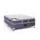 Cama Box + Colchão Castor Casal Super Luxo Light Stress One F
