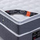 Cama Box + Colchão Castor Casal Super Luxo Light Stress One F