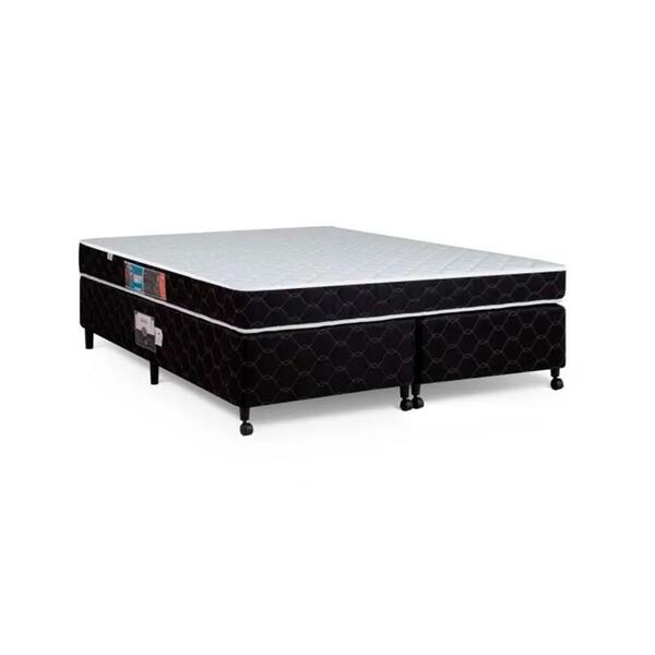 Cama Box + Colchão Castor King Montblanc Double Face D33 193x