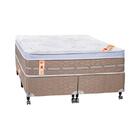 Cama Box + Colchão Castor King Premium Niponpedic One Face Te