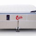 Cama Box + Colchão Castor King Super Luxo Vitagel One Face Po