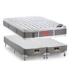 Cama Box + Colchão Castor Queen Gold Star Light Stress Double