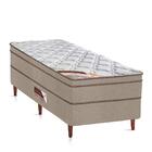 Cama Box + Colchão Castor Solteiro Innovation One Face Tecnop