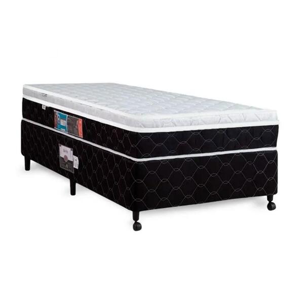 Cama Box + Colchão Castor Solteiro Montblanc One Face D33 120