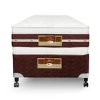 Cama Box + Colchão Castor Solteiro Silver Star Air Double Fac