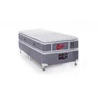 Cama Box + Colchão Castor Solteiro Super Luxo Light Stress Do