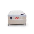 Cama Box + Colchão Castor Solteiro Vitagel Euro One Face Pock