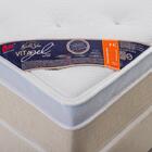 Cama Box + Colchão Castor Solteiro Vitagel Euro One Face Pock