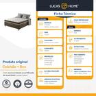 Cama Box + Colchão De Casal Classic Molas Ensacadas 138 x 188