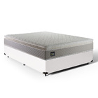 Cama Box + Colchão De Casal Strong D45 One Face 138x188x59cm