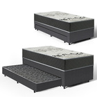 Cama Box + Colchão De D33 Iso 3000 Gazin + Auxiliar De Espuma