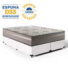 Cama Box + Colchão De Espuma D33 Millenium One Face King 193