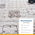 Cama Box + Colchão De Espuma D33 Millenium One Face King 193
