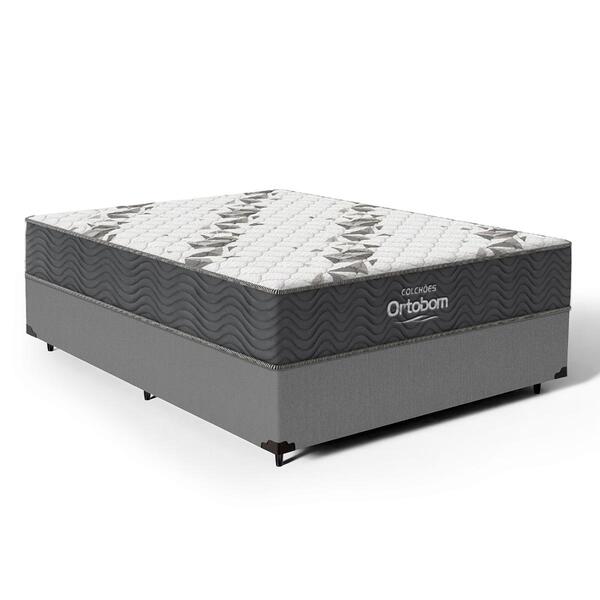 Cama Box + Colchão De Espuma D33 Ortobom Airtech 100 Casal 13