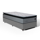 Cama Box + Colchão De Espuma D33 Pillow Top Maxx Solteiro 88