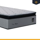 Cama Box + Colchão De Espuma D33 Pillow Top Maxx Solteiro 88