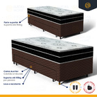 Cama Box + Colchão De Espuma D45 Pillow In Anjos Ortoconfort