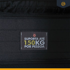 Cama Box + Colchão De Espuma D45 Pillow Top Suport Prime + Au