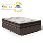 Cama Box + Colchão De Molas Ensacadas Anjos Classic Pocket Qu
