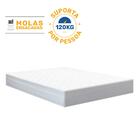 Cama Box + Colchão De Molas Ensacadas Classic Maxx White Casa