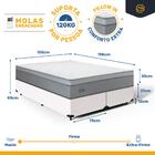 Cama Box + Colchão De Molas Ensacadas Pillow In Elite Queen 1