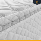 Cama Box + Colchão De Molas Ensacadas Pillow Top Flora + Auxi