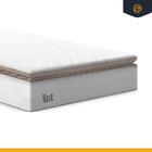 Cama Box + Colchão De Molas Ensacadas Pillow Top Neve Solteir