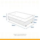 Cama Box + Colchão De Solteiro Classic Molas Ensacadas 78x188