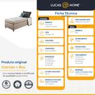 Cama Box + Colchão De Solteiro Classic Molas Pocket 78x188x61