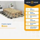 Cama Box + Colchão De Solteiro Ortobom D45 Iso 150 88x188x53cm