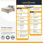 Cama Box + Colchão De Viúva Classic Molas Pocket 128 x 188 x