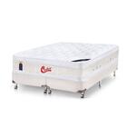 Cama Box + Colchão King  Vitagel Euro Double  Face Pocket 193