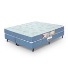 Cama Box + Colchão King Size Castor Espuma D45 Sleep Max 18cm
