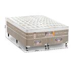 Cama Box + Colchão King Size Castor Pocket Silver Star Air On